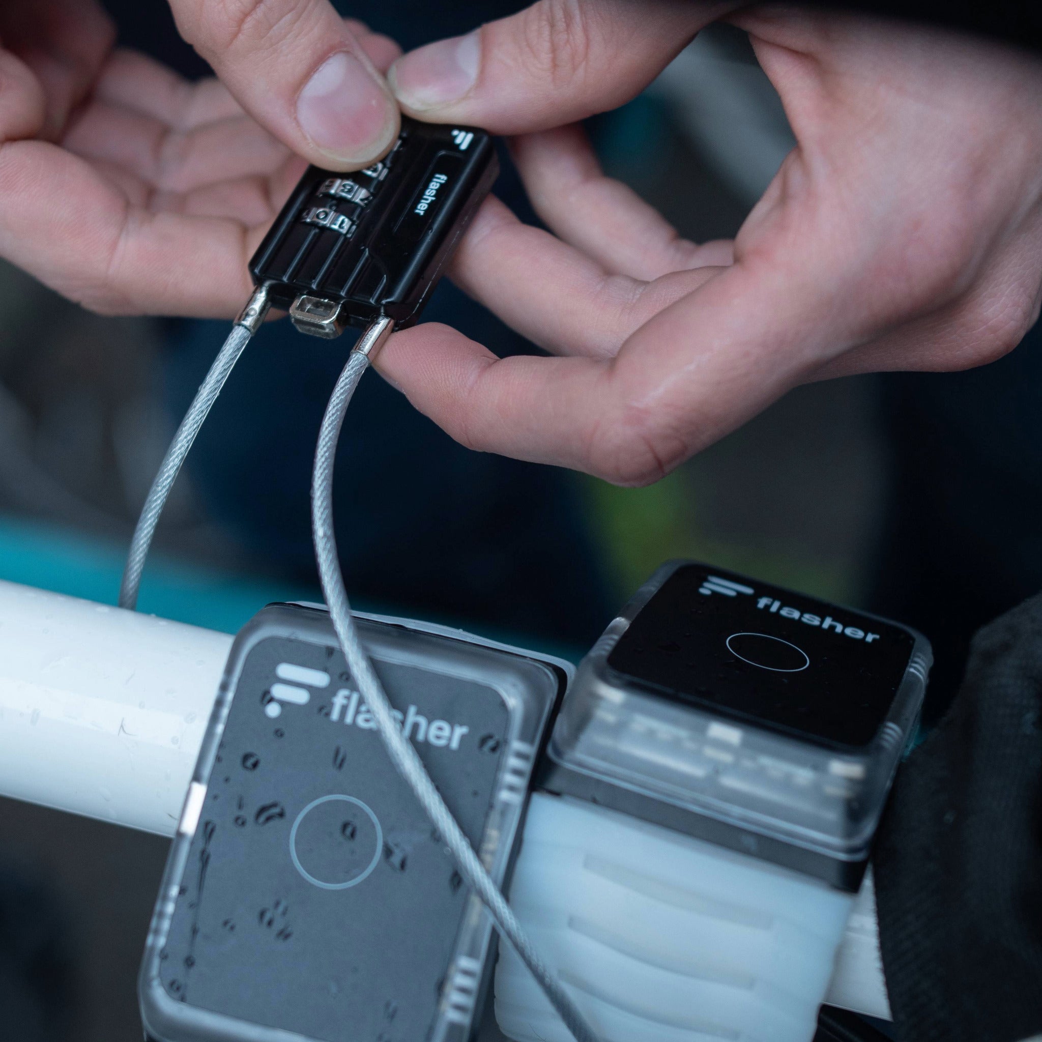 Flasher Kabelschloss