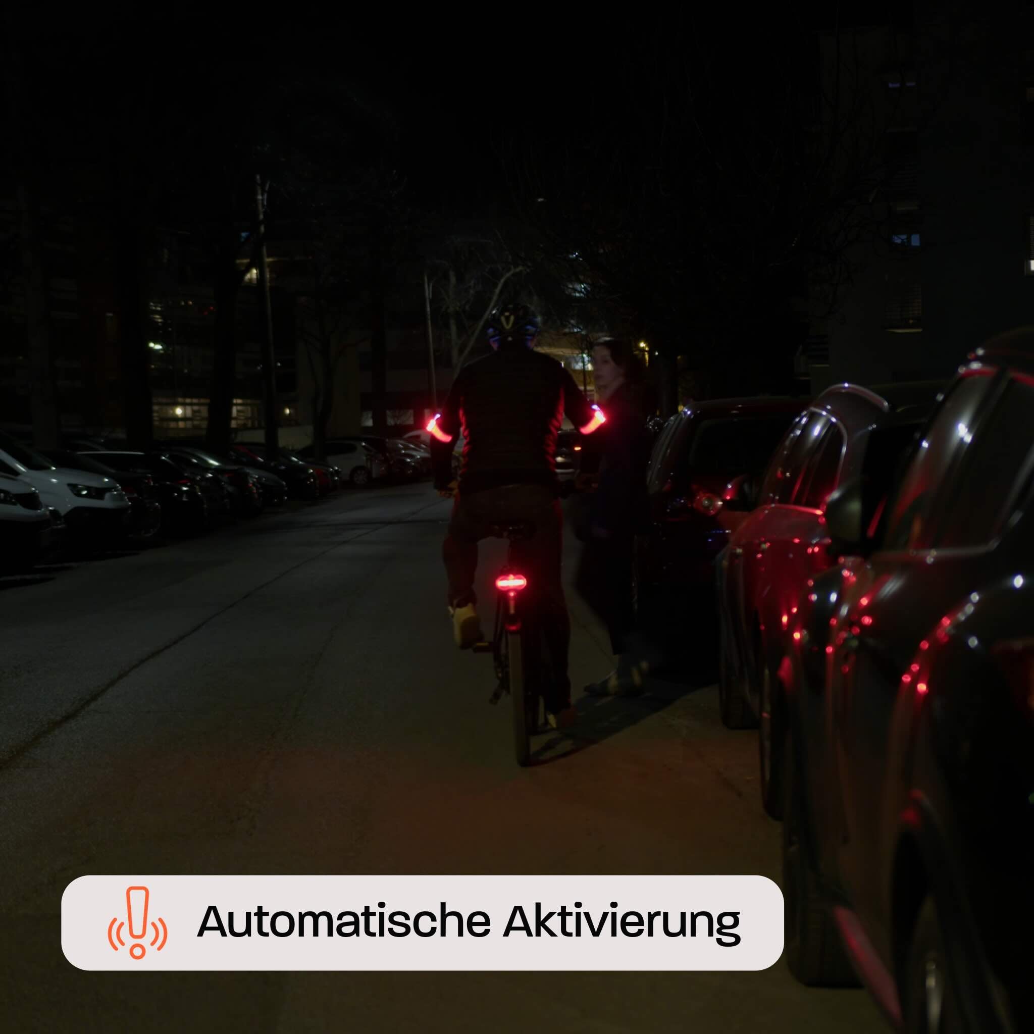 Flasher Bremslicht nachts, automatische Aktivierung.