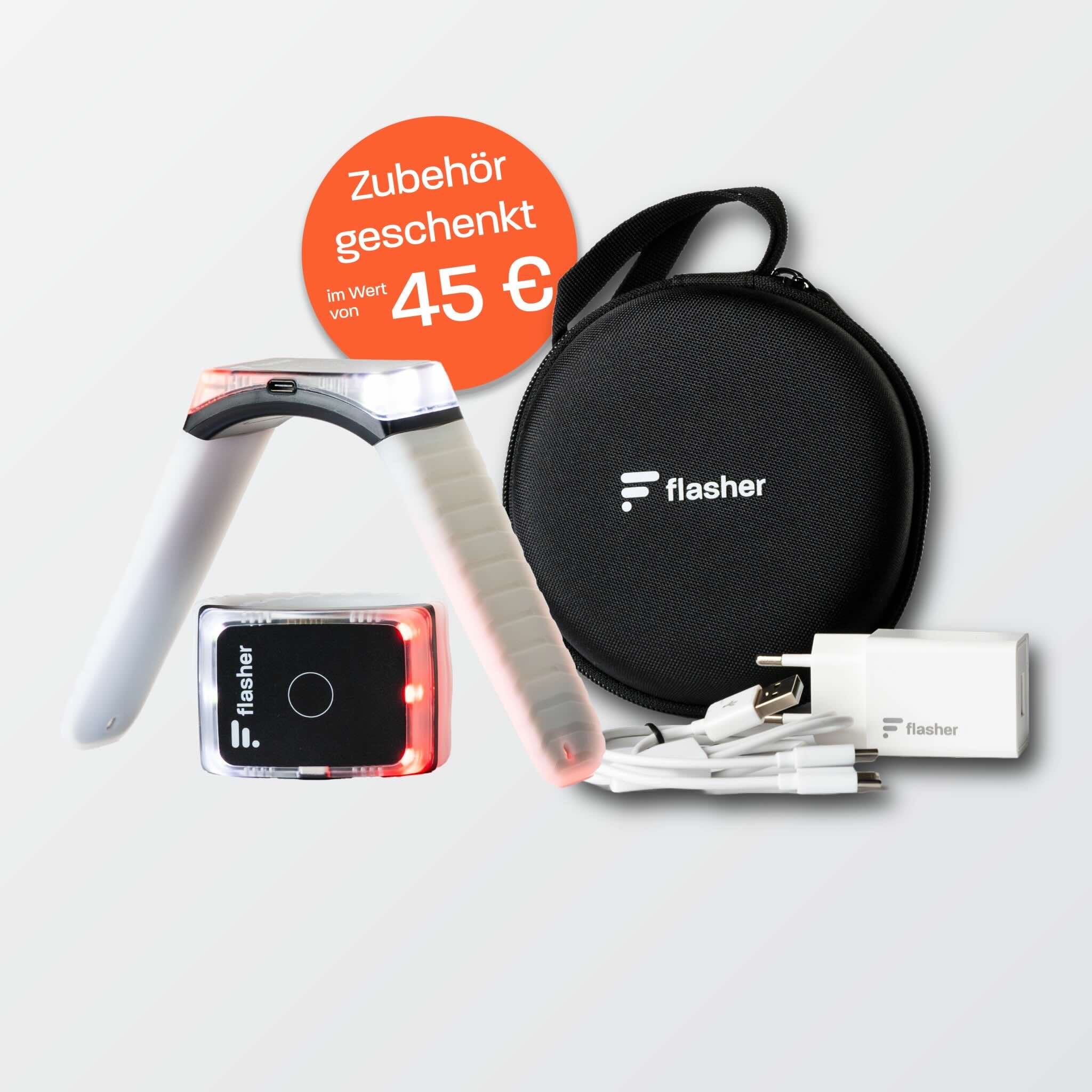 Flasher Duo + Schutzhülle & Netzteil gratis 45€ Warenwert geschenkt