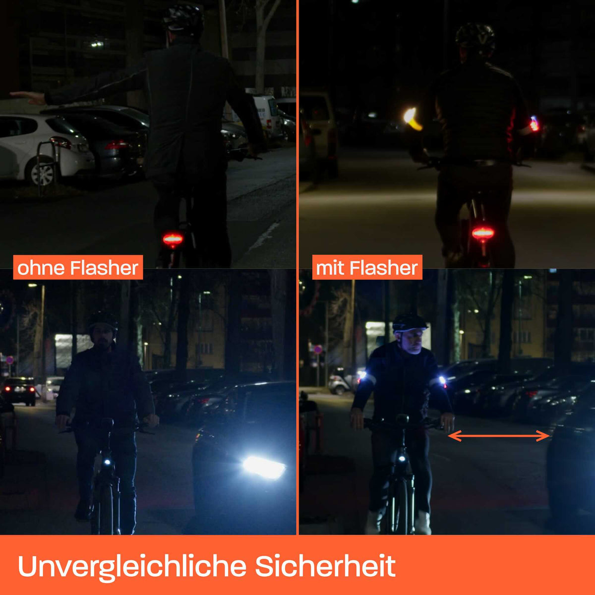 Der Blinker Der smarteste Blinker für jedes Fahrrad – Flasher Duo