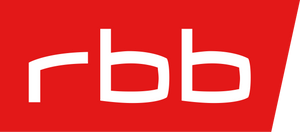 Logo des Fernsehsenders rbb Rundfunk Berlin Brandenburg.